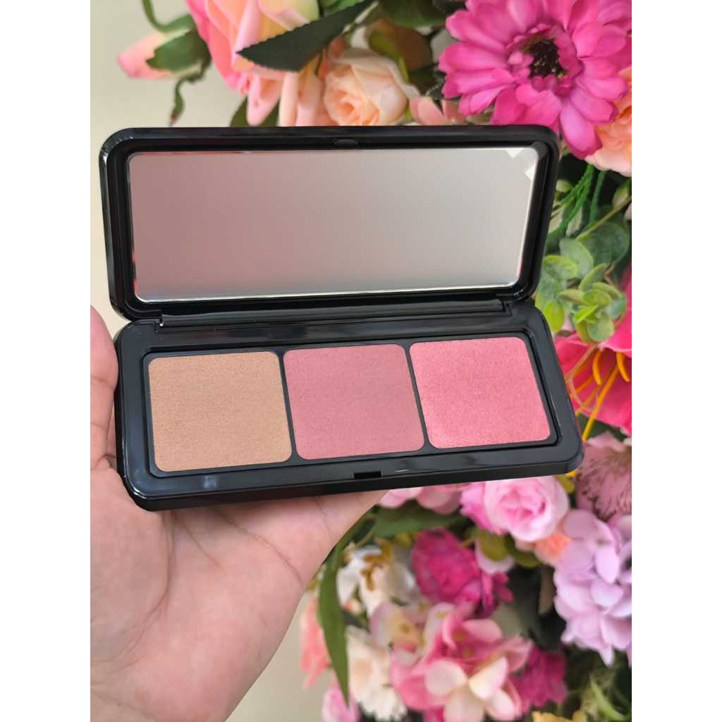 Paleta de Contorno e Blush KIKO MILANO Multi Finish Trio cor 2