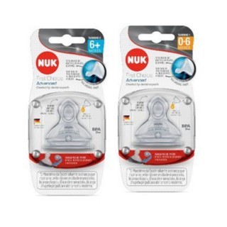 Bico First Choice Advanced Líquido Média Consistência 0m+/ 6+ Meses Nuk