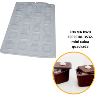 1~4 Forma Bwb Sp 856  Mini Caixa Quadrada Silicone 3 Partes Profissional Cod-3532  (Sp Especial) em Oferta na Shopee