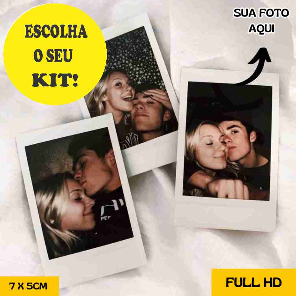Mini Fotos Personalizadas - NAMORADOS - ESCOLHA A QUANTIDADE QUE DESEJA -  ENVIO 24HS