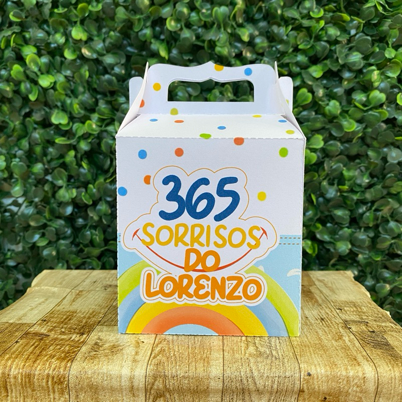 Caixa Maleta Surpresa 365 sorrisos | Lembrancinhas | Personalizados | Lancheirinha | Sacolinha