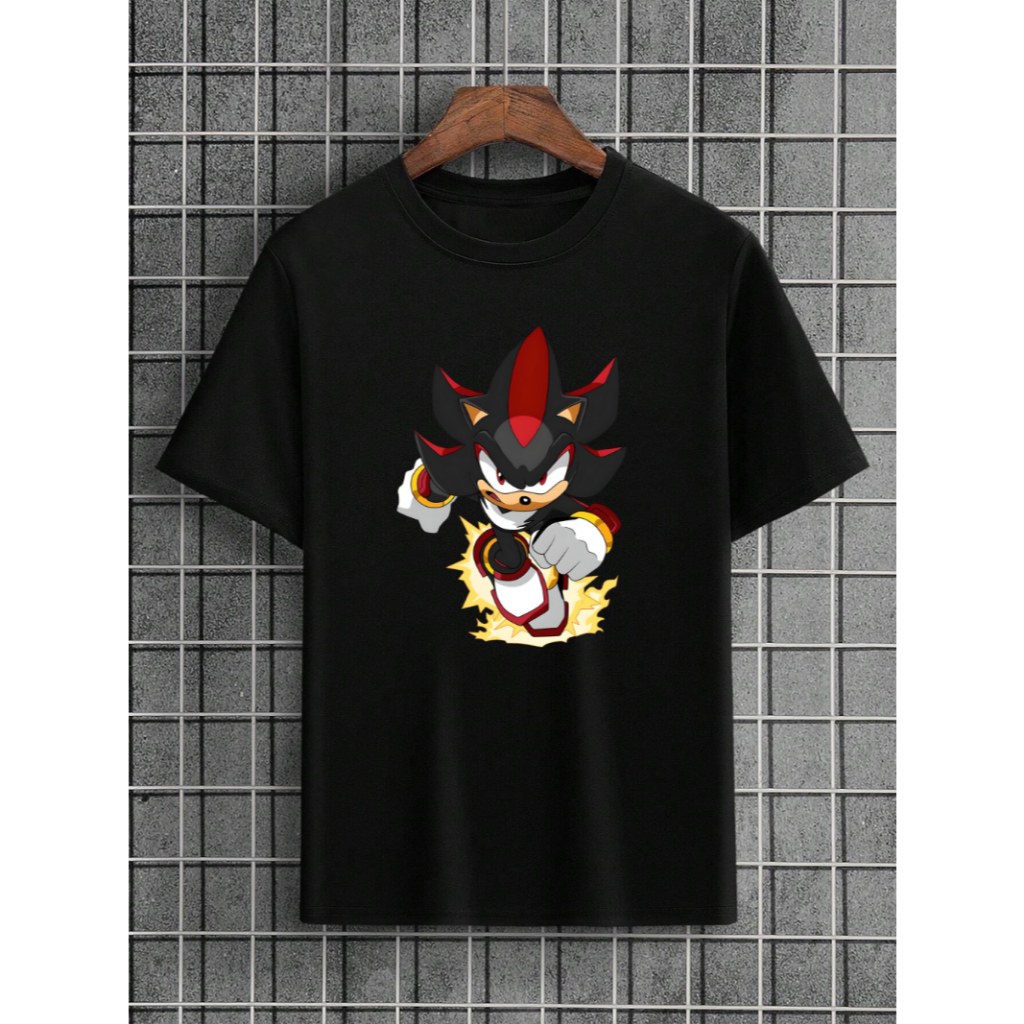 Camiseta Shadow Sonic Personagens Filme Jogo Game Infantil do 04 ao 16 Game Jogos Online Camisa algodão Casual