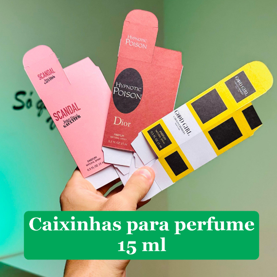 Caixa Embalagem para Perfume de 15ml 9x3,3x3,3 cm em Oferta na Shopee