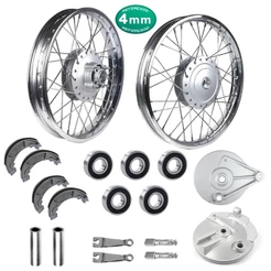 Par Aro Roda Raio 4mm ou Inox Tambor Cg Fan 125 09/18 Espelhos / Rolamento