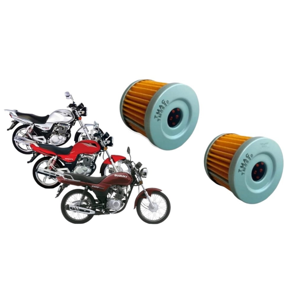 Kit Filtro De Óleo Moto Suzuki GS 120 - GSR 125 / 150 - ( 2 Unidades )