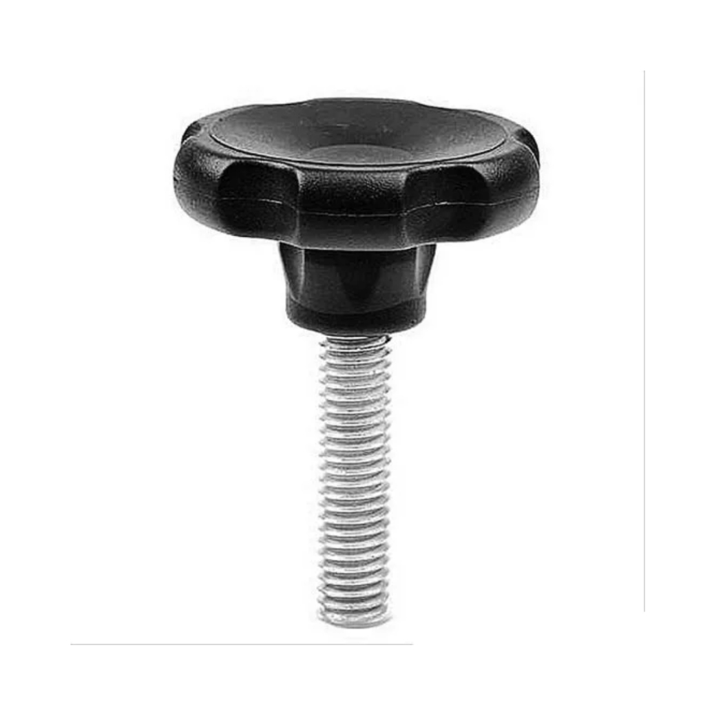 Manípulo Macho Knob Baquelite 62 Mm 3/8'' X 50 - 6 Peças