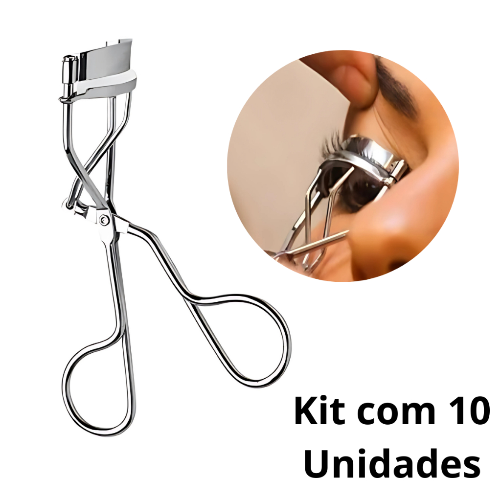 Curvex Modelador Curvador De Cílios Pestanas Em Metal Alta Qualidade Com Borracha Para Maquiagem