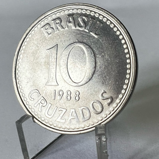 10 Cruzados 1988 Moeda Brasão da República Aço em Oferta na Shopee