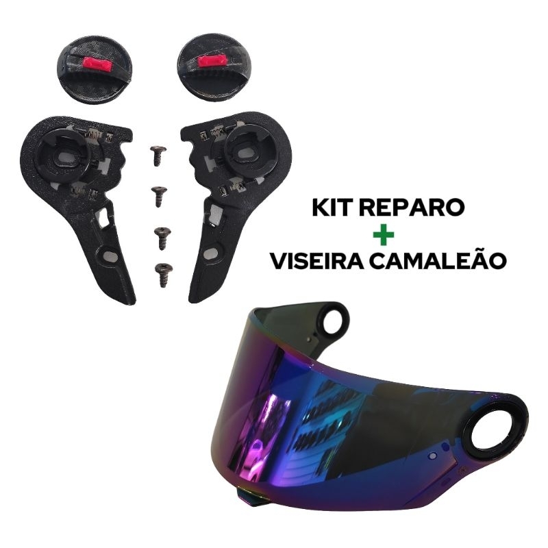 Kit Reparo + Viseira Capacete FW3 e LS2 (Produto Original Fw3)