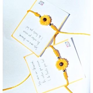 Kit Pulseira de Casal Girassol