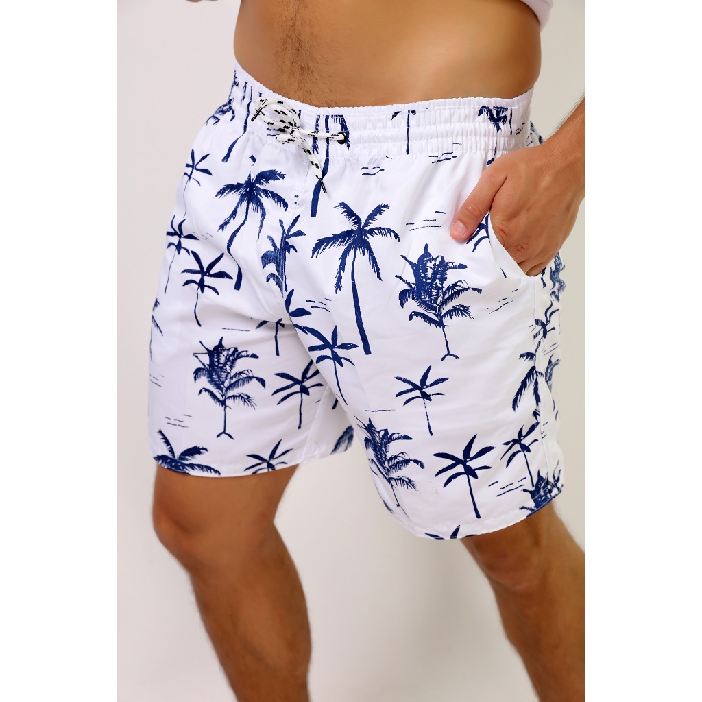 Short Tactel Grosso Masculino Mauricinho Adulto Surf Praia Piscina  Secagem Rápida Academia Verão em Oferta na Shopee