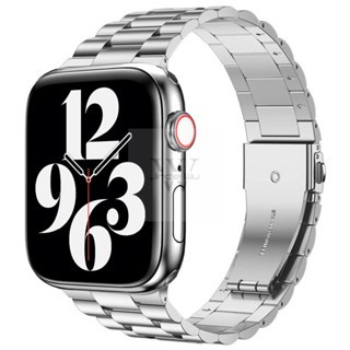 Pulseira Aço Elos 3 compativel Apple Watch Iwo W37 PRO 20 22 38 40 41 42 44 45 49 mm Confortavel Estiloso – Top de Linha