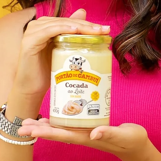 Cocada ao Leite Portão de Cambui - Pastoso 400g - 01 Pote - Cocada Cremosa - Sem Amido — imagem 2 de 2