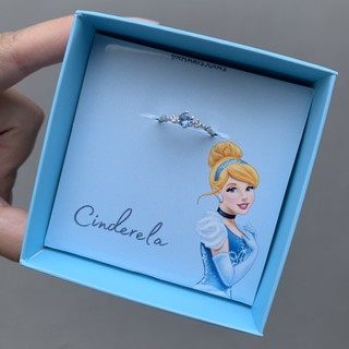 Anel Cinderela Prata 925 Anel Princesas