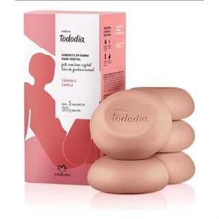 Sabonete Natura Tododia tâmara e canela 5 unidades de 90g em Oferta na Shopee