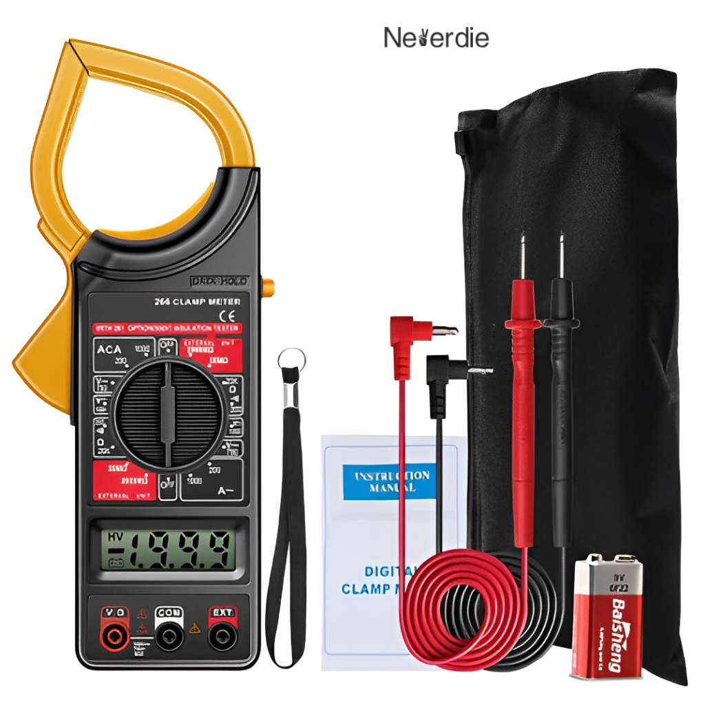 Alicate Amperímetro Multímetro Digital C/ Estojo em Oferta na Shopee