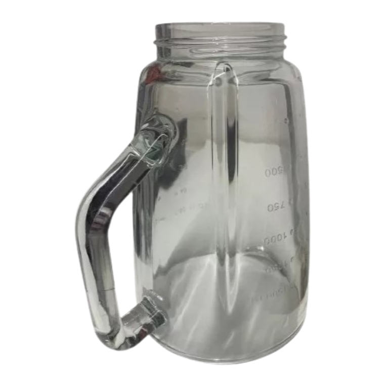 Copo De Vidro sem Lâminas/tampa Liquidificador Turbo Glass L1400 Mondial