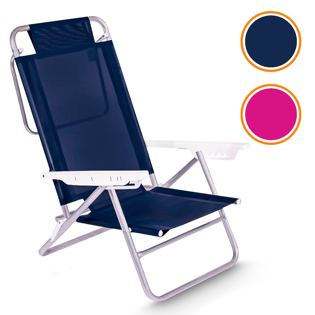 Cadeira de Praia Reclinável Mor Summer na Black Friday 2025 | BuscaProdutos