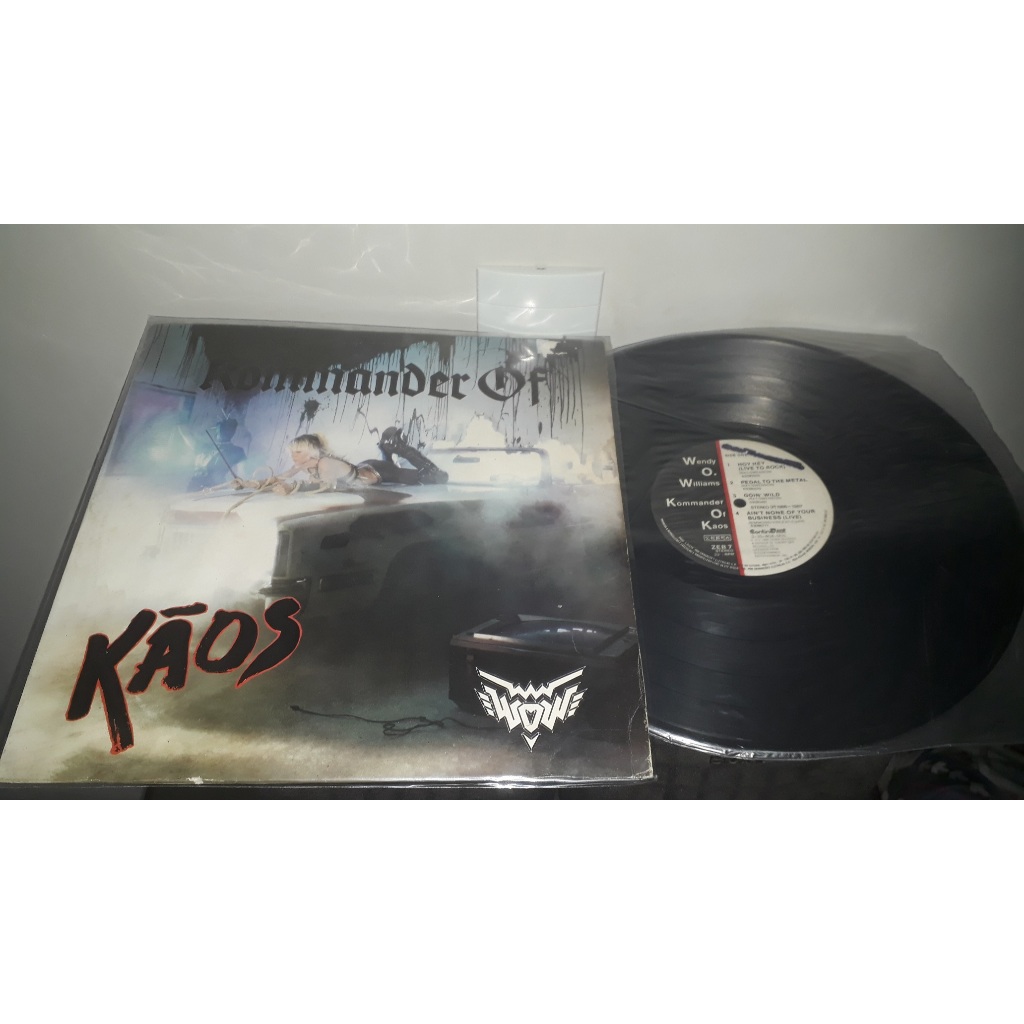 LP Heavy Metal Wendy O. Williams Kommander Of Kaos 1986