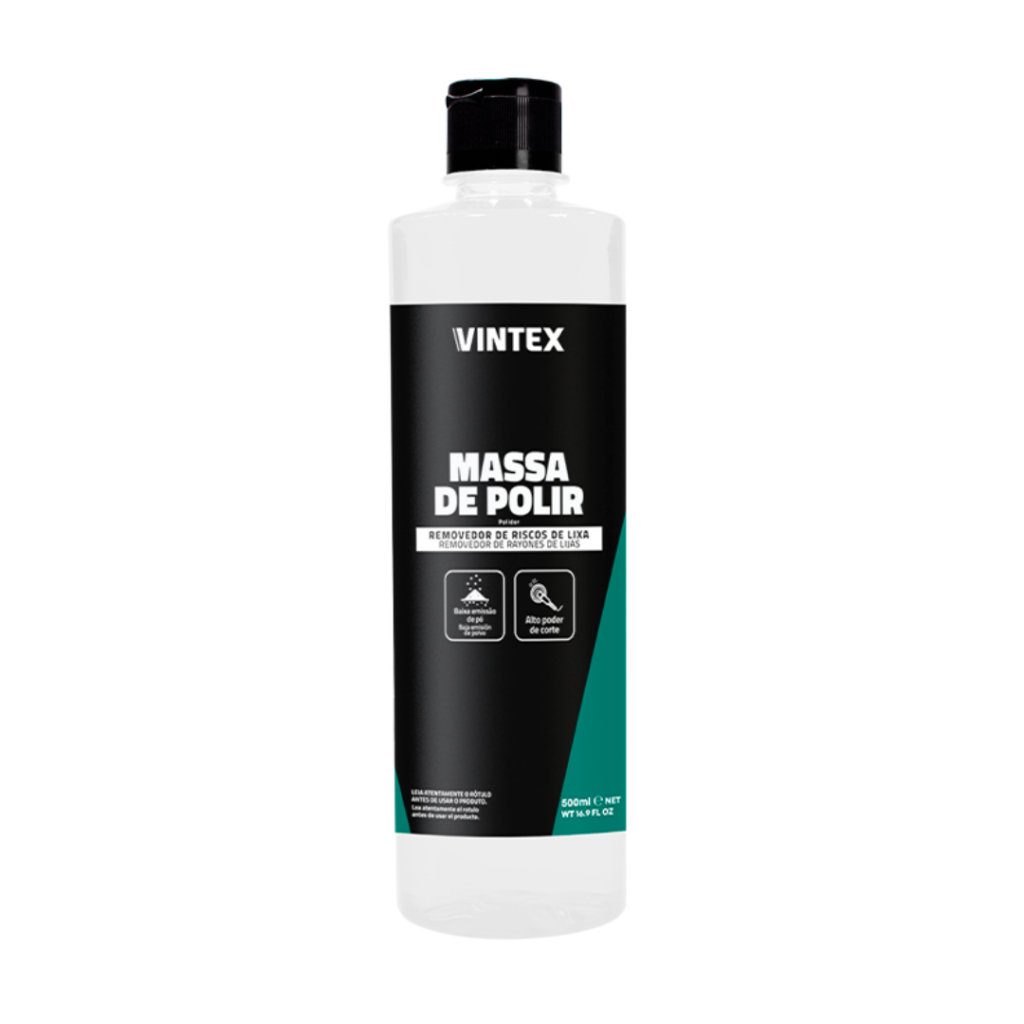 Massa de Polir nº 2 Base Agua Polimento Automotivo Composto Polidor 500g Vintex Vonixx