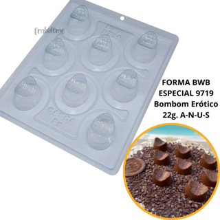 1~4Forma BWB para chocolate Com Silicone(3 partes)Para Chocolate Cód.9719-Bombom Erótico 22g.A-N-U-S em Oferta na Shopee