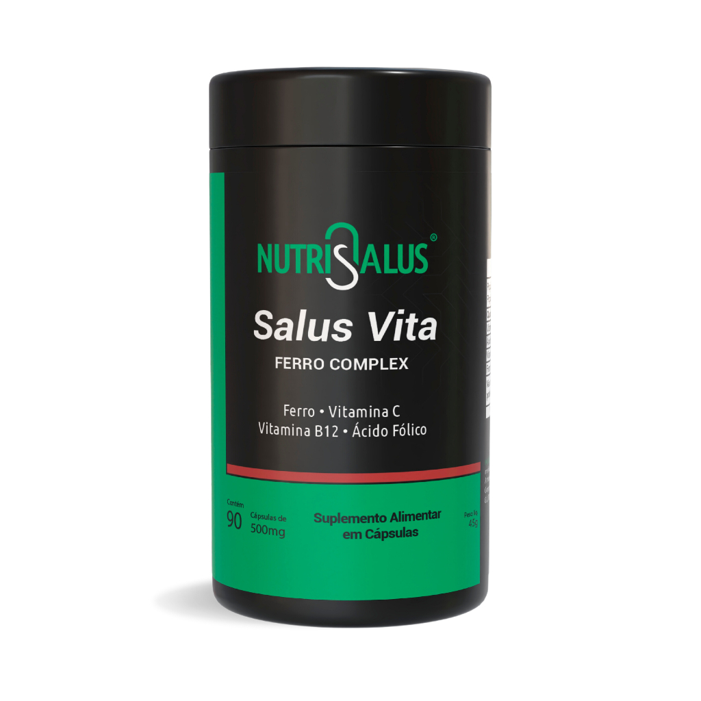 Salus Vita - Ferro Complex - Ferro Vitamina C Vitamina B12 Ácido Fólico