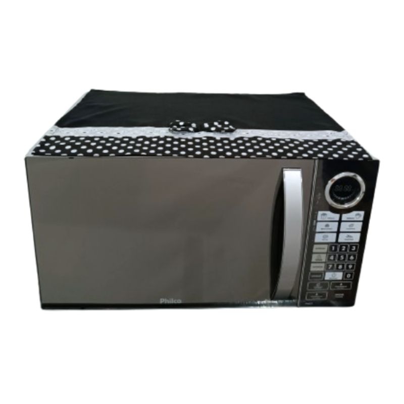 Pano para Microondas Poá com Laço em Oferta na Shopee