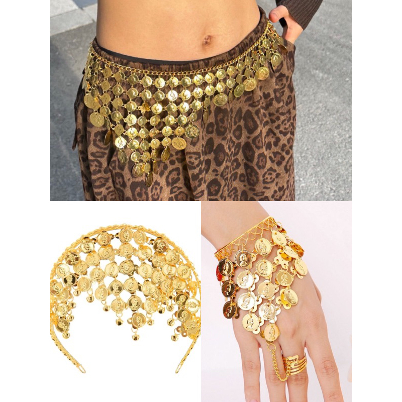 Kit Moedas Cigana Dança Do Ventre Indiana em Oferta na Shopee