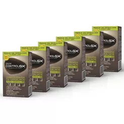 Kit 6x unid. - Grecin Control GX Shampoo Redutor Gradual de Grisalhos 118ml - Para todos os tipos e natural de cabelo.