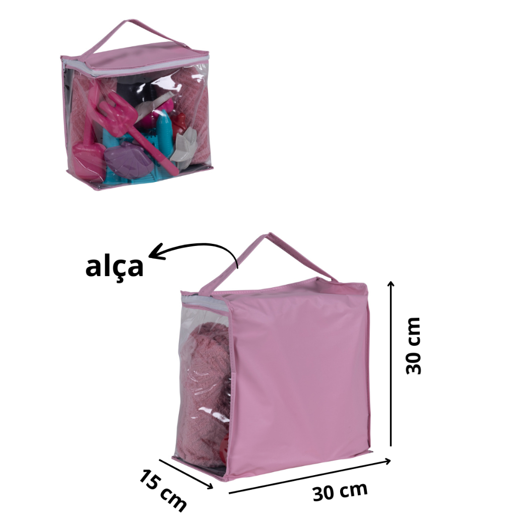 Necessaire Grande Organizadora de Brinquedo Multiuso