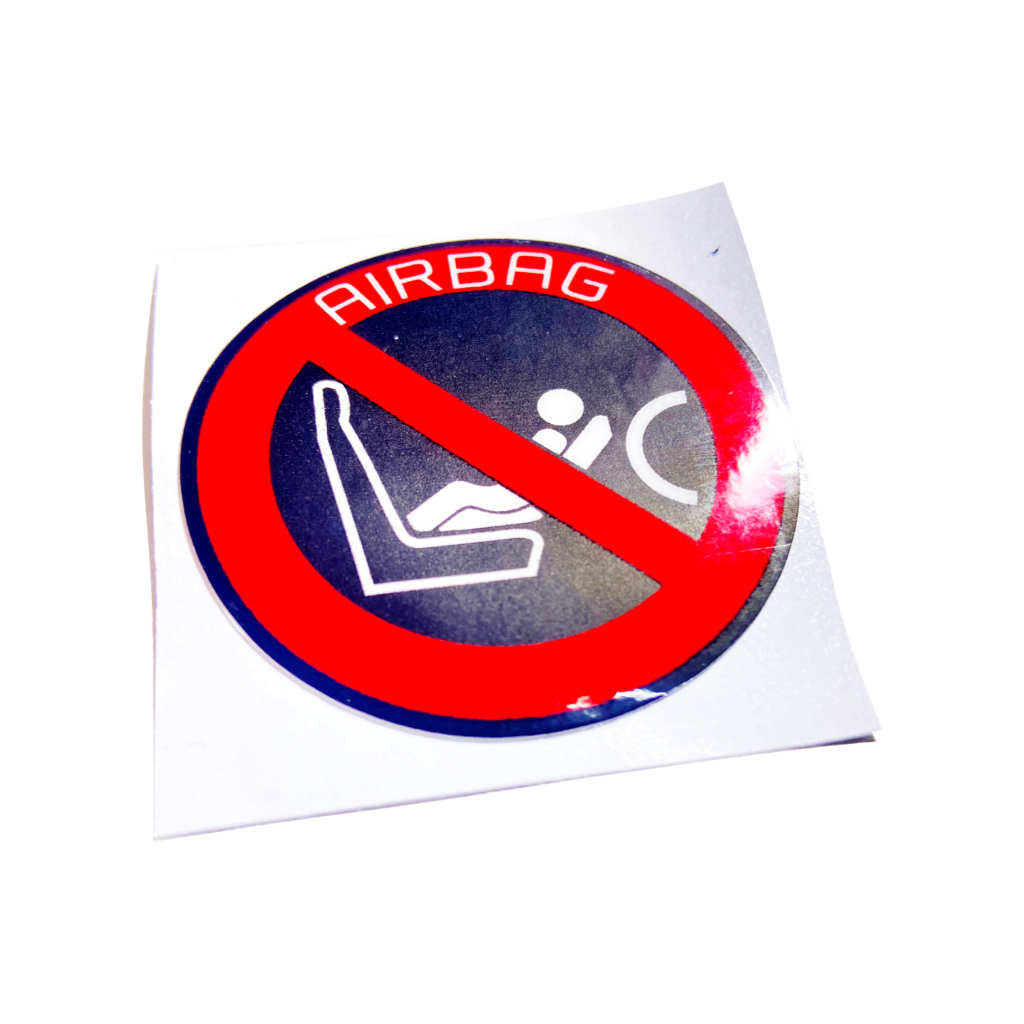 Adesivo AIRBAG AIR BAG selo etiqueta Toyota Chvrolet GM Lateral painel Onix Cruze Corolla Hilux SW4