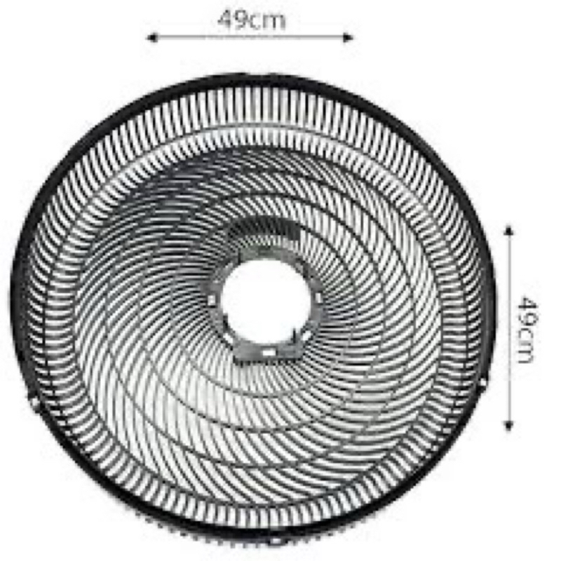 GRADE TRASEIRA  FRONTAL DO VENTILADOR Mondial Polishop VT40 VPS40 VTX40 VT41 V70 VT-40 VTX- 40 VT-41