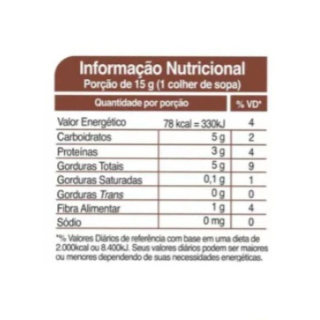 Pasta de Amendoim Cacau Integral 450g Guimarães