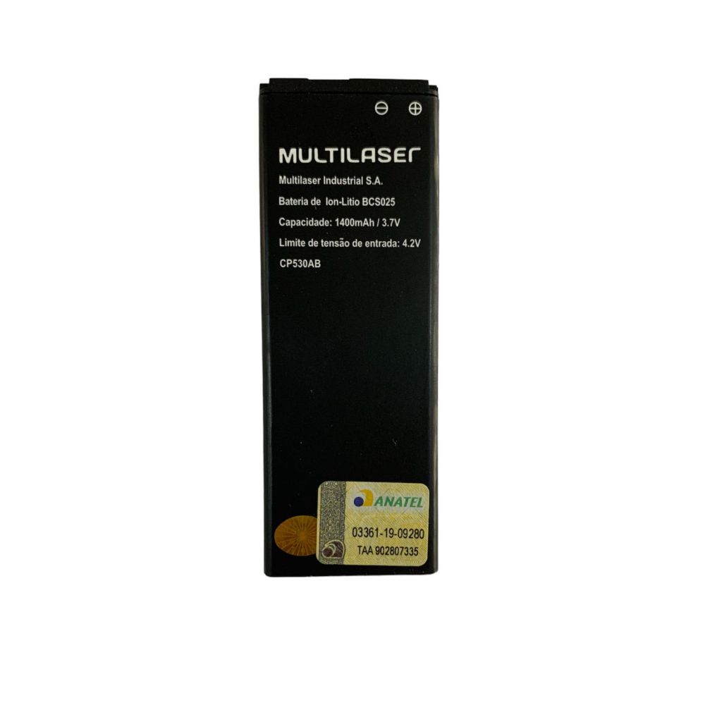 Ba-teria Modelo Bcs025 Compatível Multilaser MS40S P9025 Envio Imediato