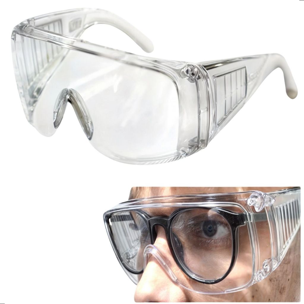 Óculos De Proteção Antiembaçante Incolor Premium Promoção em Oferta na Shopee