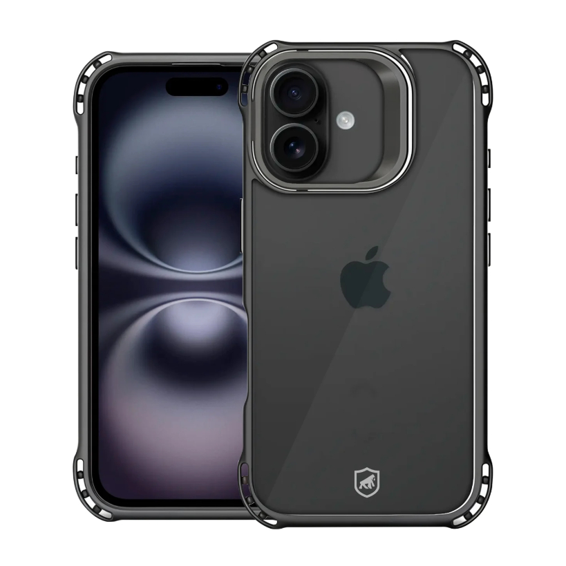 Capa Case Capinha AirBag MagSafe para iPhone 16 Preta - Proteção Reforçada | Gshield