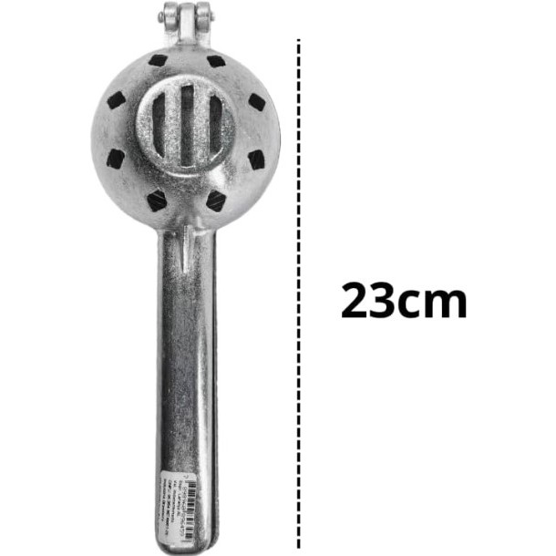 Espremedor Amassador Manual De Laranja Alumínio Grande 8cm