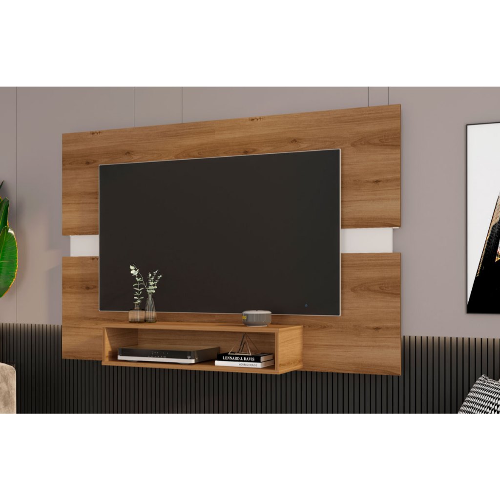Painel Eccos Para Tv Até 50 Polegadas - Com 01 Nicho Envio Imediato - Placas Do Painel Flex