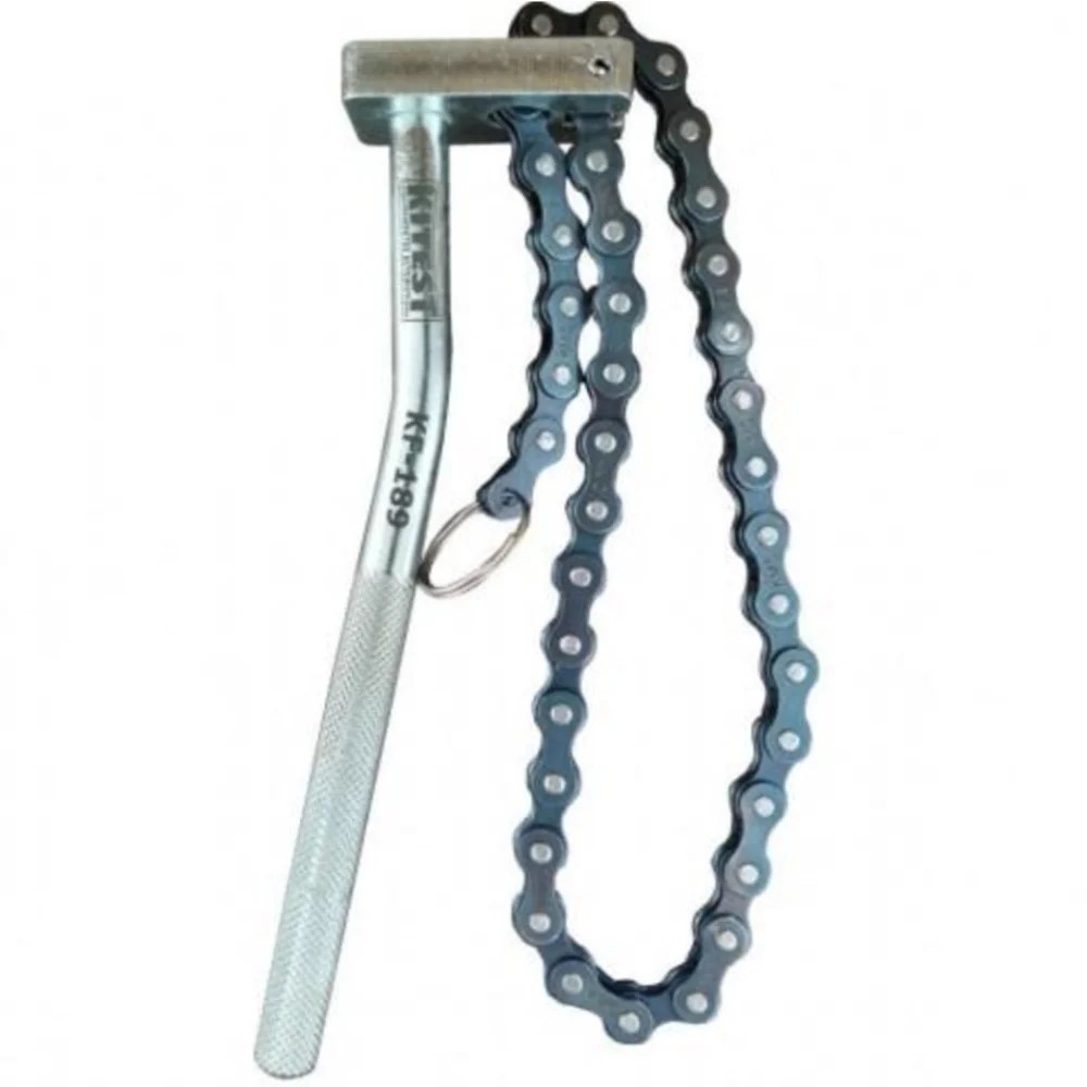Saca Filtro De Óleo Com Corrente 140mm - Kitest Kf-189 em Oferta na Shopee