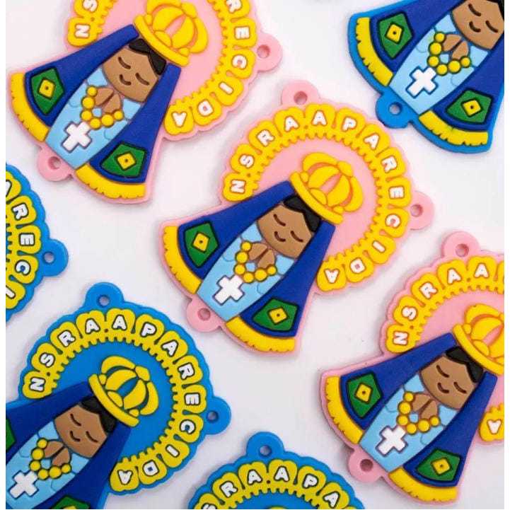 Apliques De Borracha Nossa Senhora Aparecida Personalizar Roupas Acessórios Artesanato Flexível Resistente