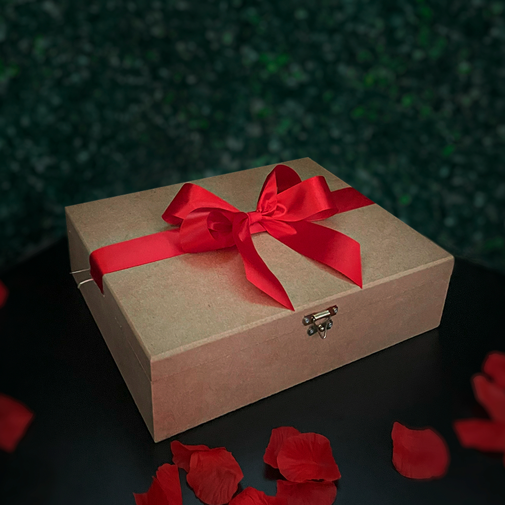 Cesta de presente na caixa led para namorados e casais com quadro netflix envio rapido