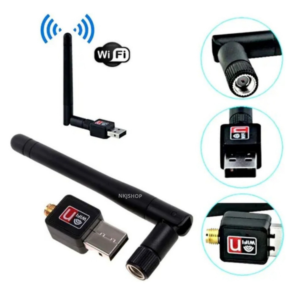 Antena Wifi para PC Computador Receptor Wireless Direcional alta performance para internet estável 12dbi