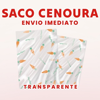 Saco Páscoa Transparente Cenoura Tamanhos Variados em Oferta na Shopee