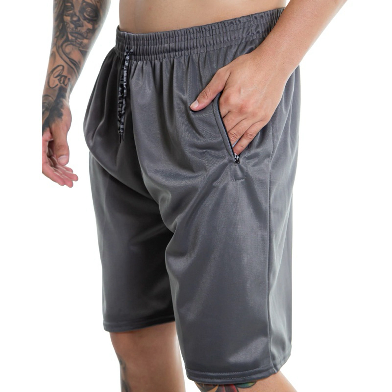Bermuda Academia Leve Poliéster Durabilidade Treino Masculino Moda Praia