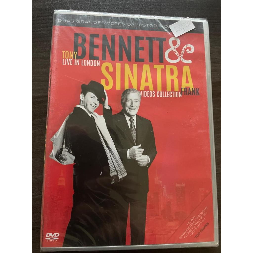 DVD Tonny Bennett e Frank Sinatra Videos Collection Show Lacrado CM0148