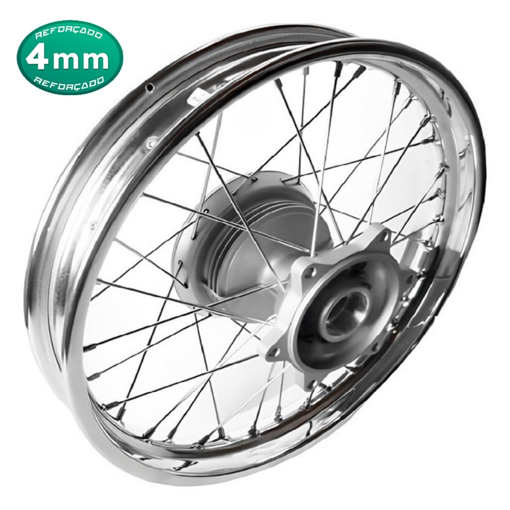 Roda Traseira Completa Tambor Crf 230 Todas Aro 18 Raios 4mm