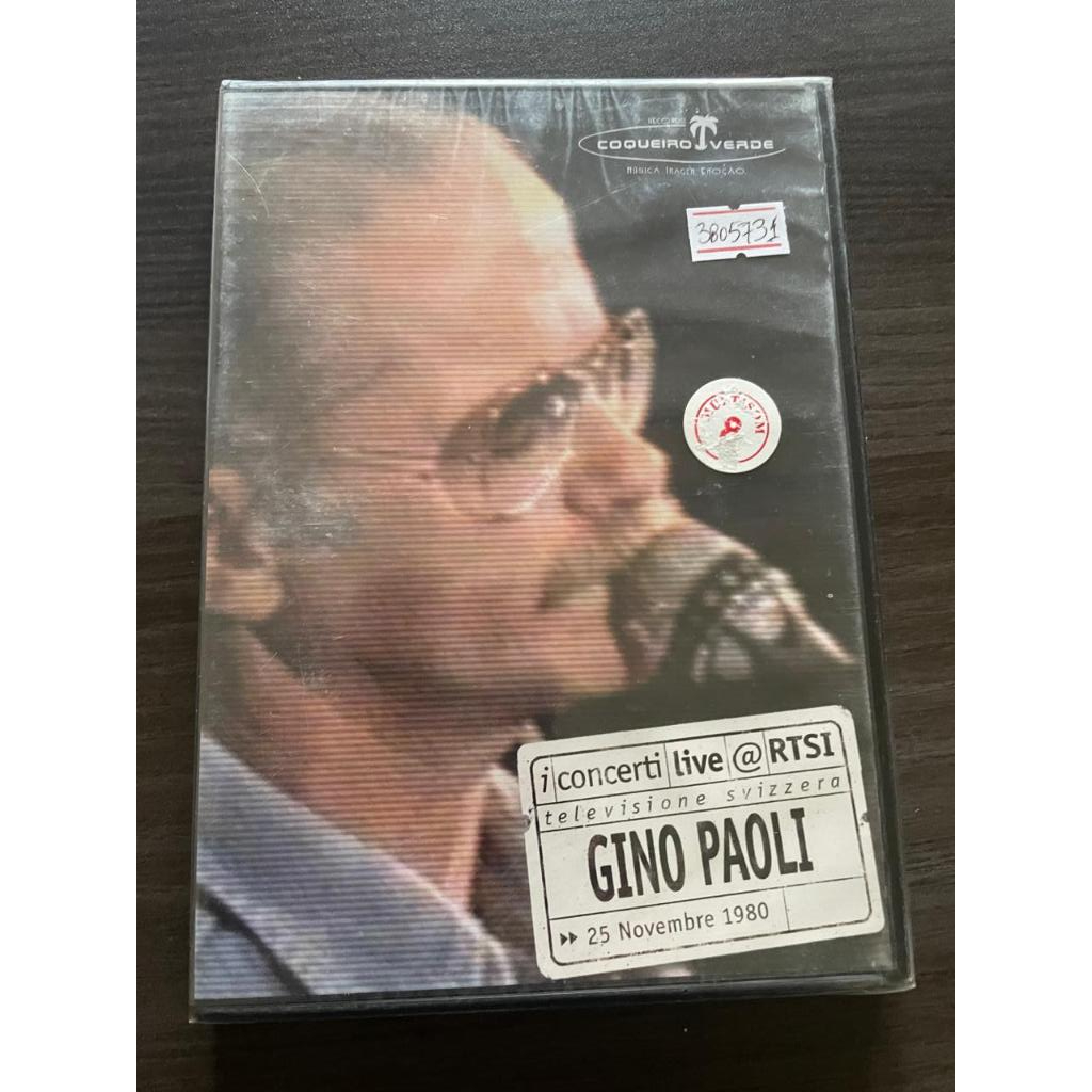DVD Gino Paoli Concert Live Show Lacrado CM0157