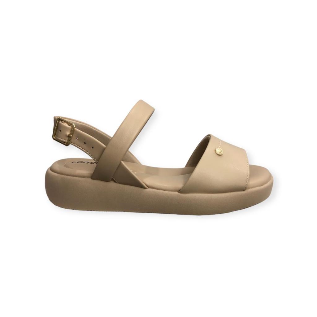 Sandália Feminina Comfortflex Original Fivela Tira Ajustável Macia Confortável Sola Grossa 24-47402