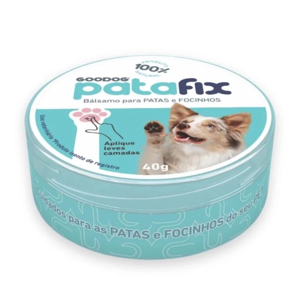 Patafix 40g - Hidratante Natural Pet Anti-ressecamento Das Patas - Goodog em Oferta na Shopee
