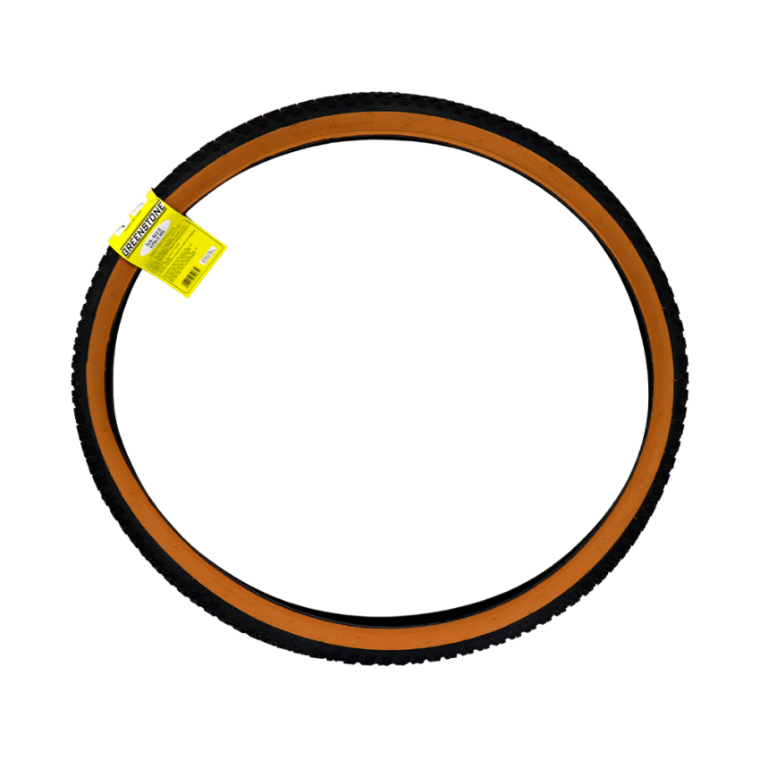 Pneu De Bike Mtb Greenstone Aro 29 X 2.10 Com Faixa Marrom Balão Cravo Sri-68